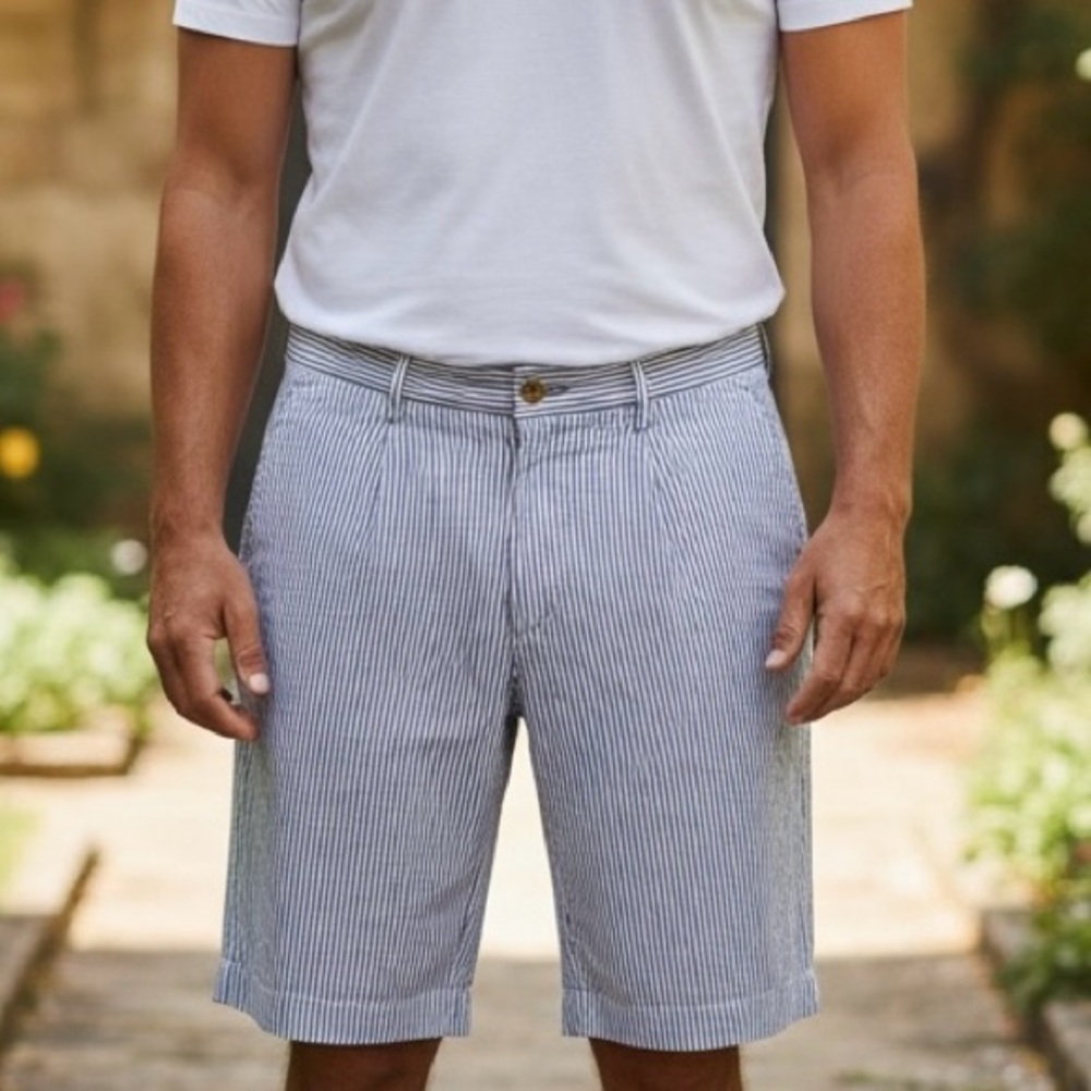 Polo golf Ralph Lauren Men's Striped Blue Shorts size 36